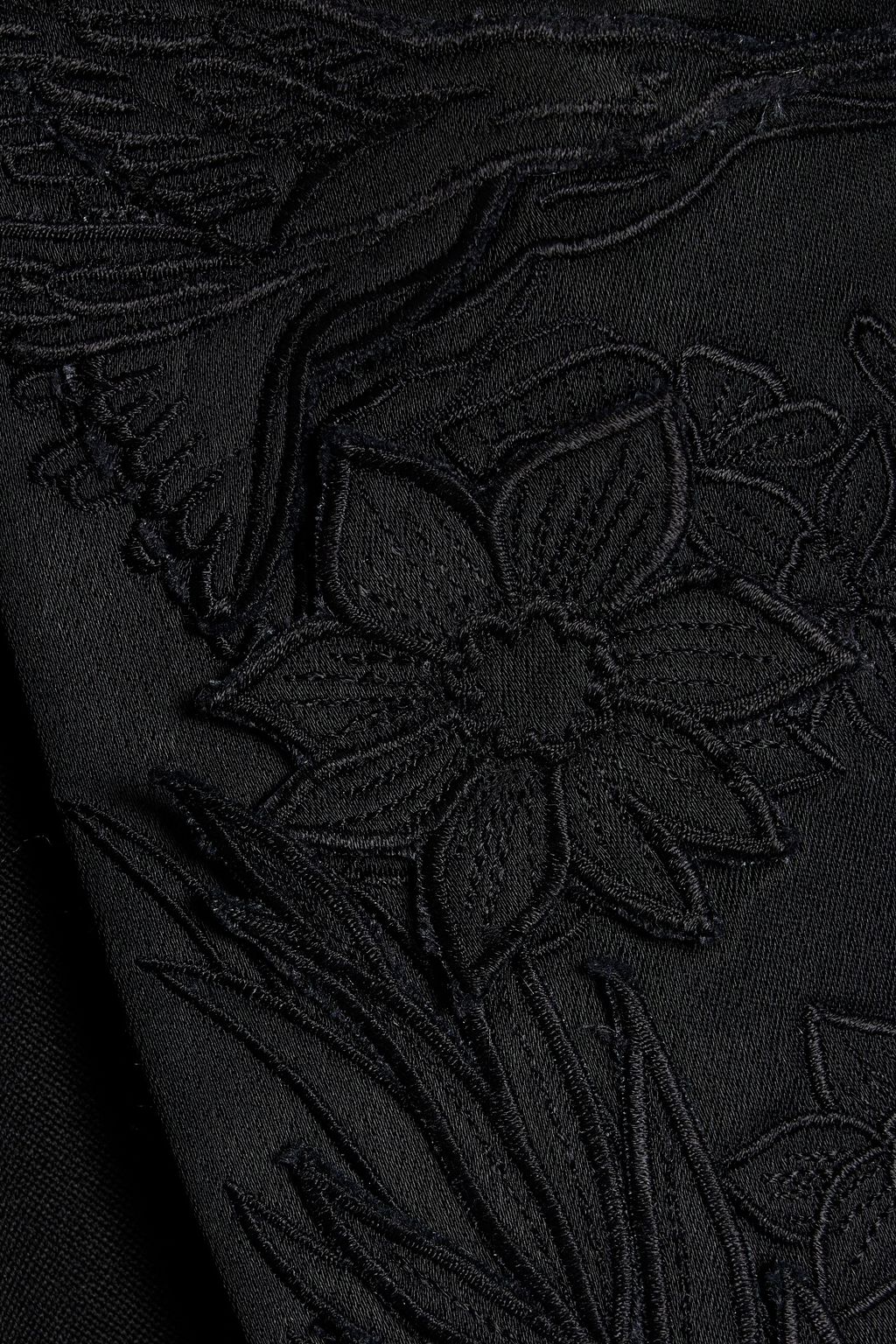 OSCAR DE LA RENTA Embroidered wool blazer