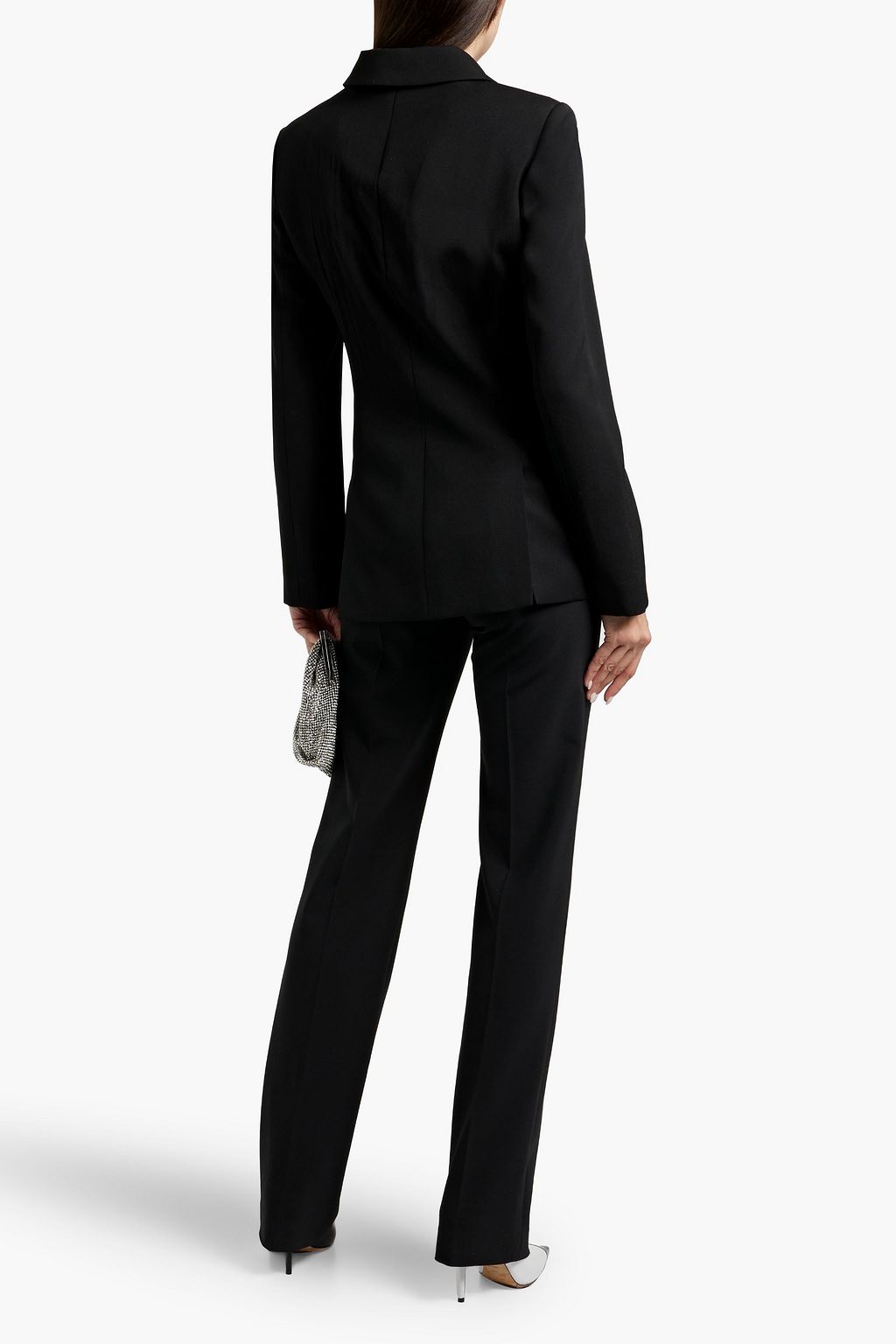 OSCAR DE LA RENTA Embroidered wool blazer