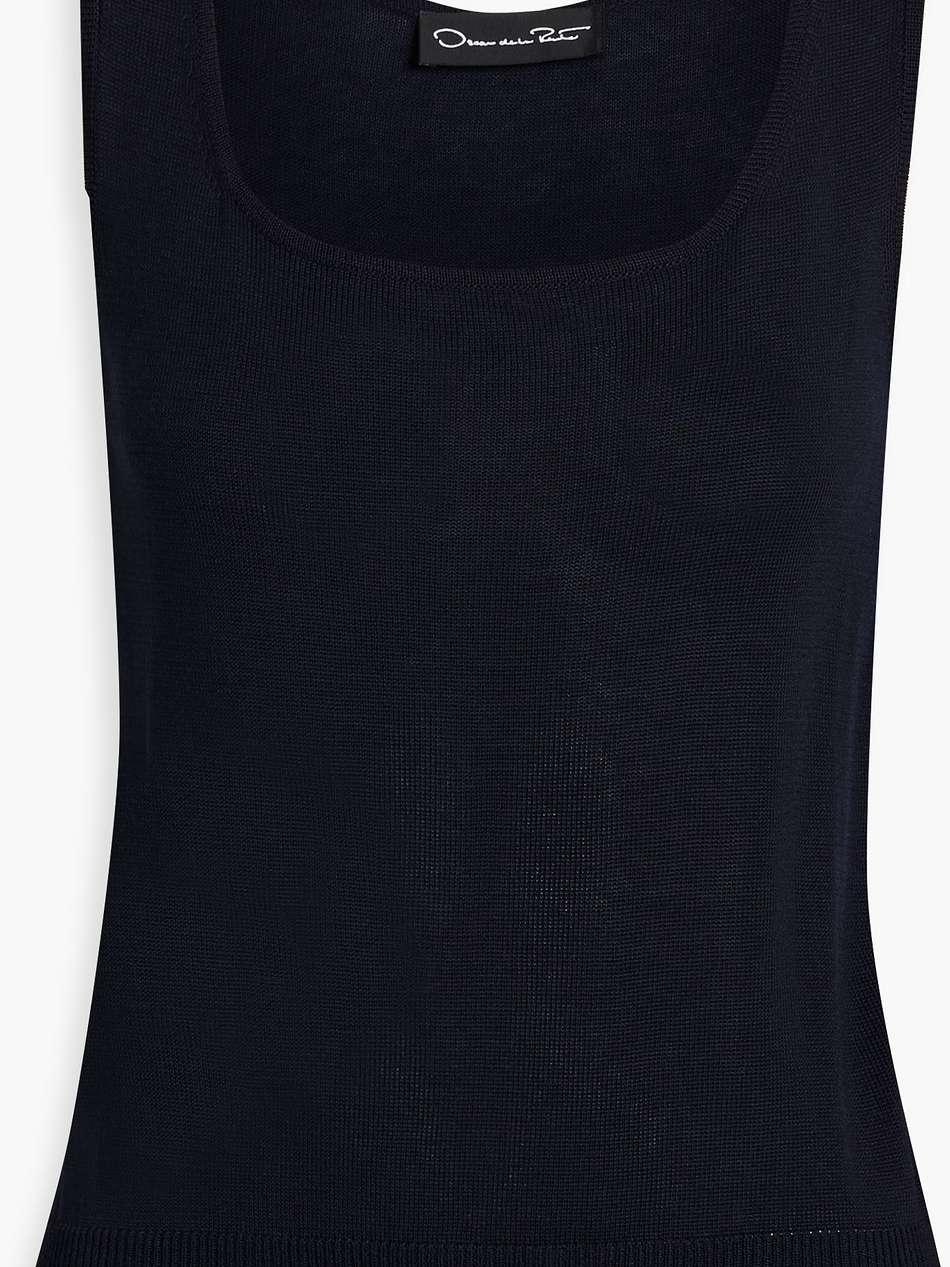 silk-blend tank