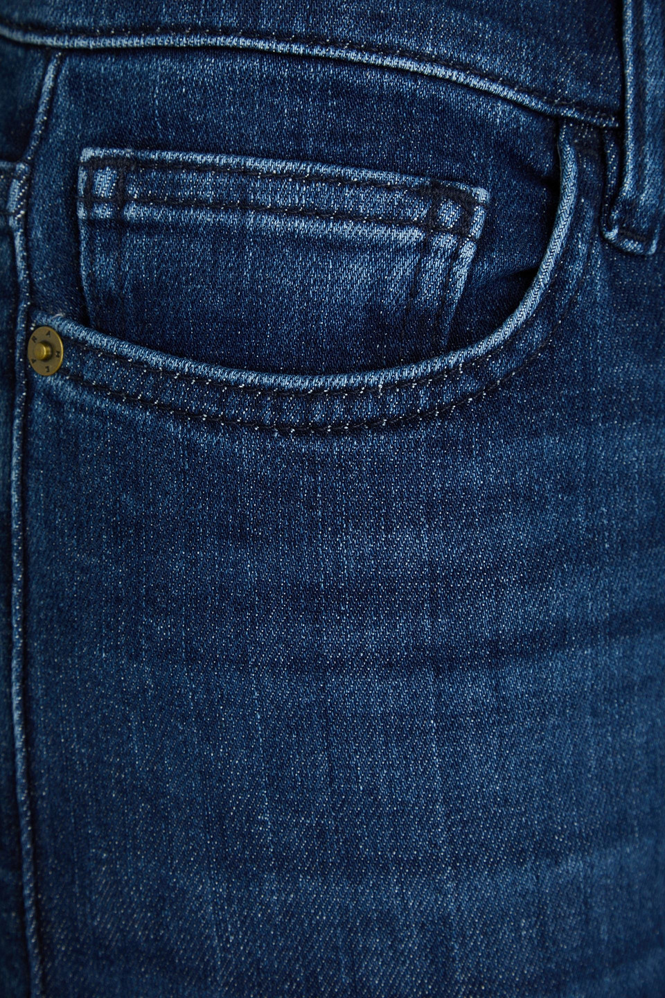 FRAME LE HIGH STRAIGHT HIGH-RISE STRAIGHT-LEG JEANS 