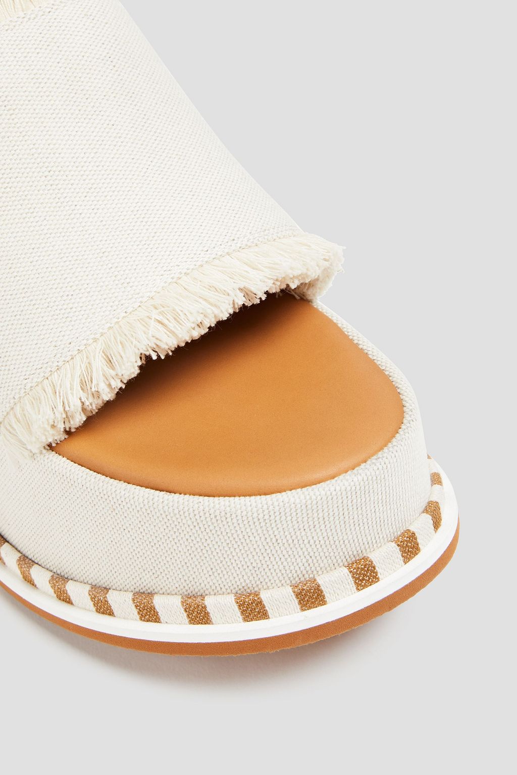 SEE BY CHLOÉ Allyson canvas platform mules