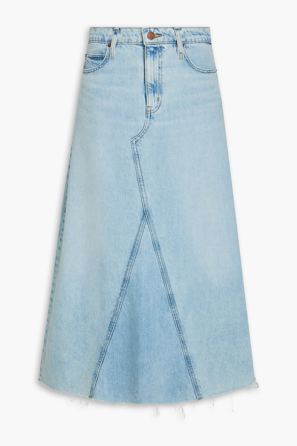FRAME - Dorothy denim midi skirt - Blue - 29