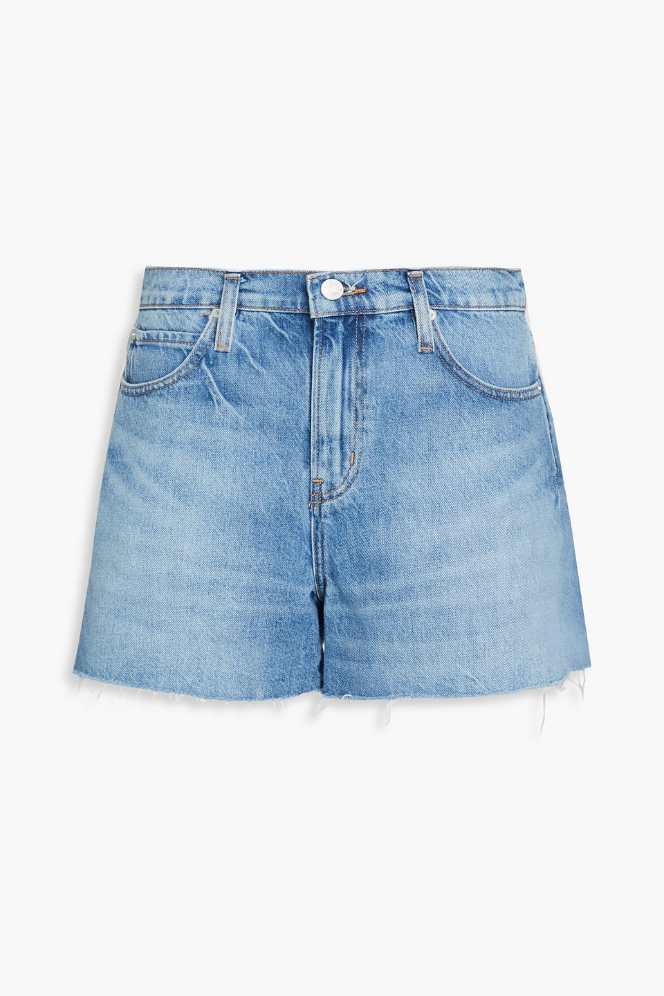 FRAME - Frayed denim shorts - Blue - 31