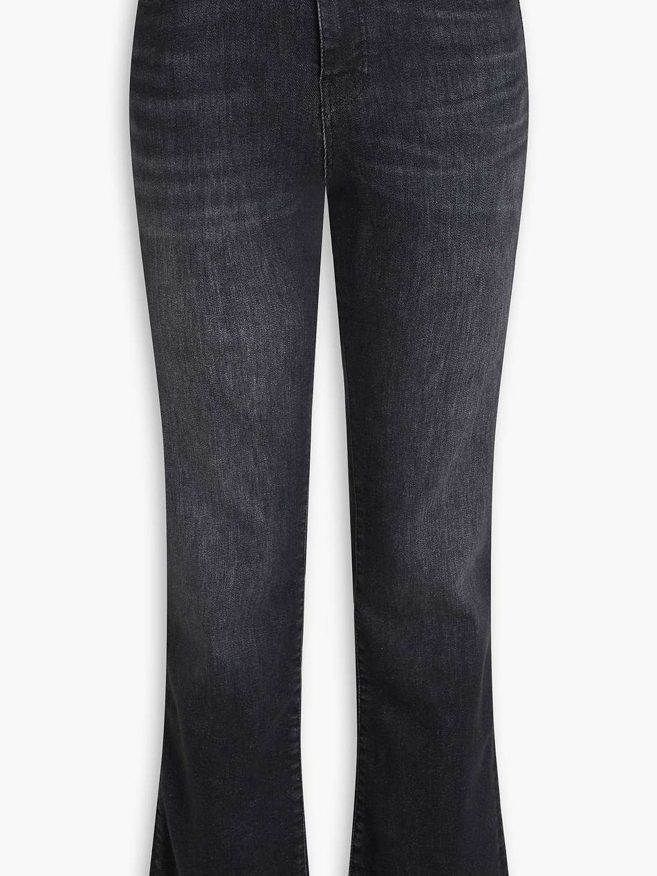 le mini high-rise bootcut jeans