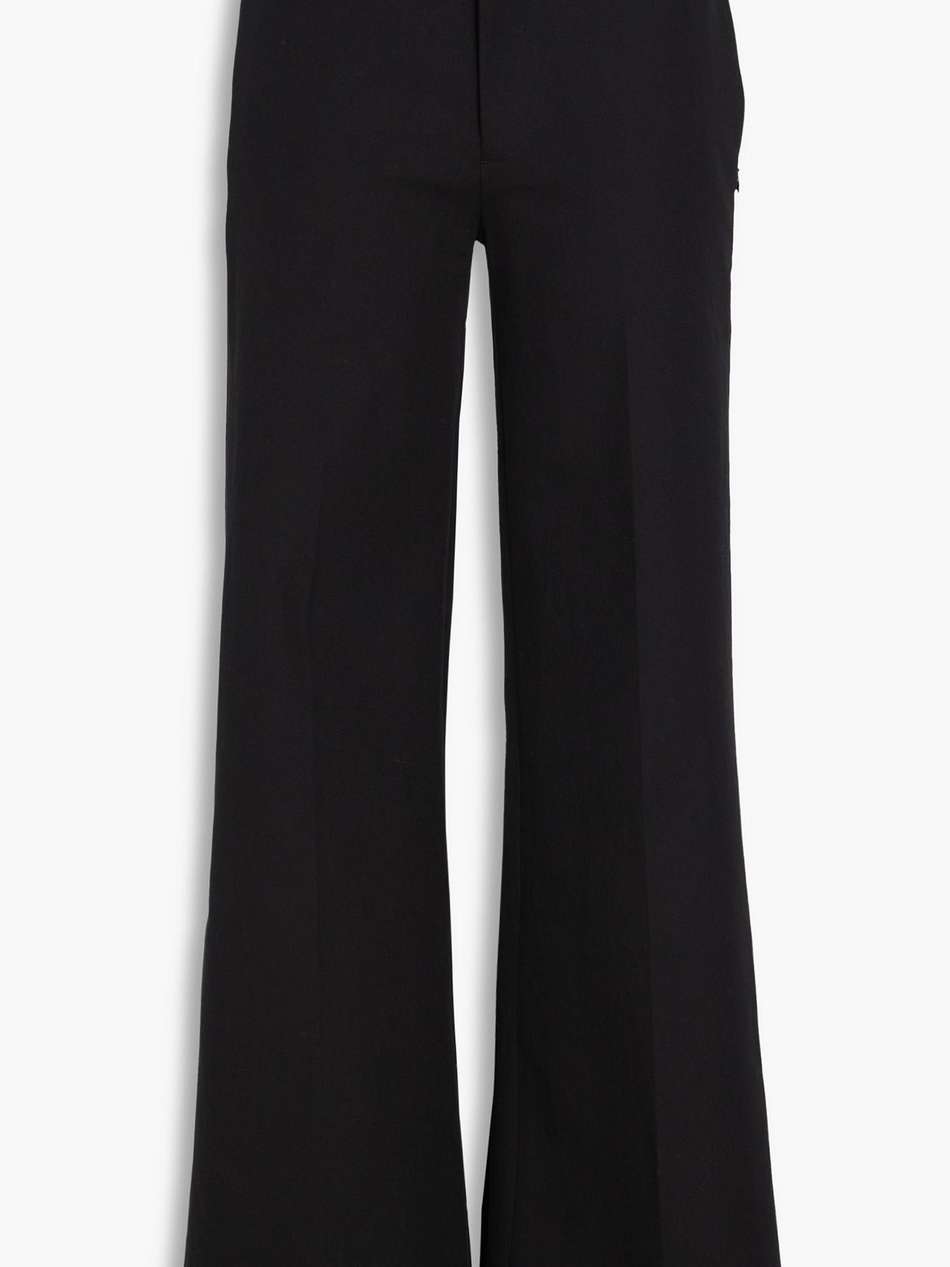 le hardy stretch-cotton wide-leg pants