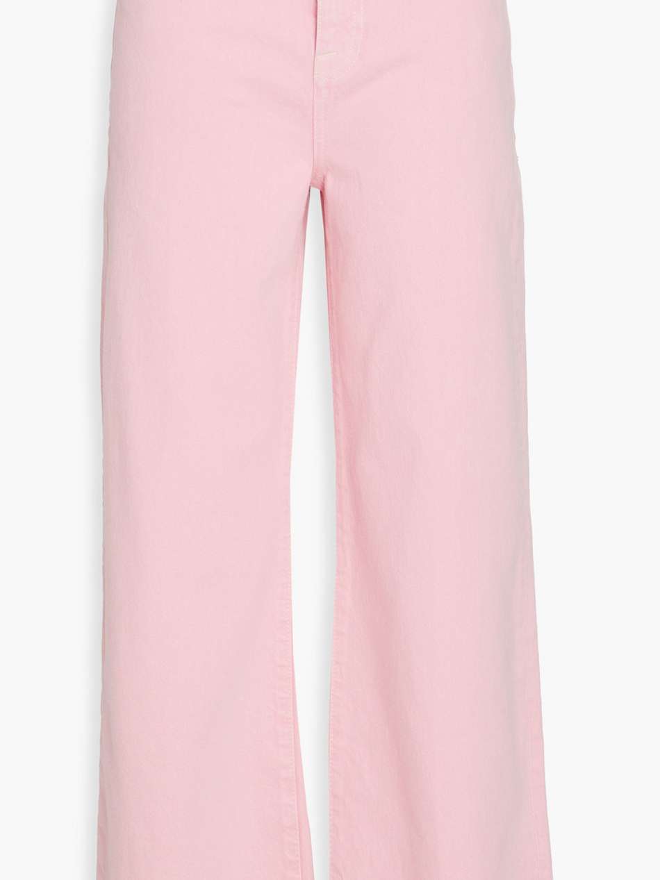 le jane crop high-rise wide-leg jeans