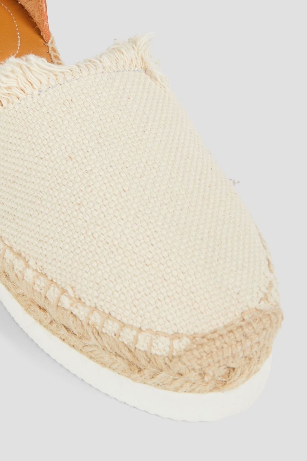 SEE BY CHLOÉ Leather and canvas espadrilles