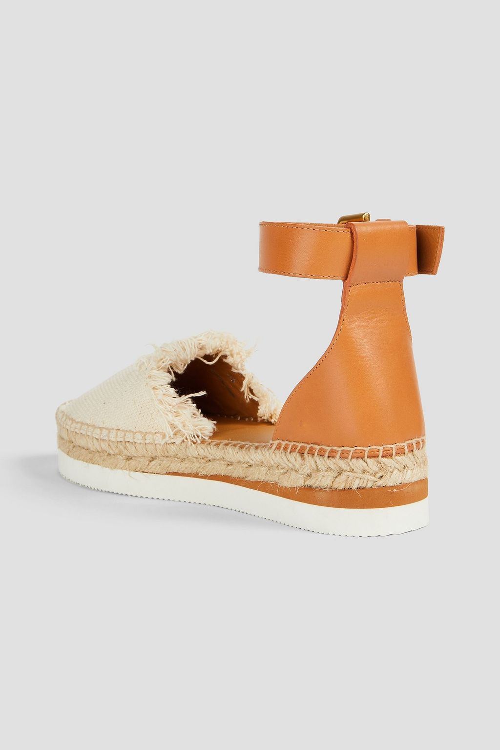SEE BY CHLOÉ Leather and canvas espadrilles