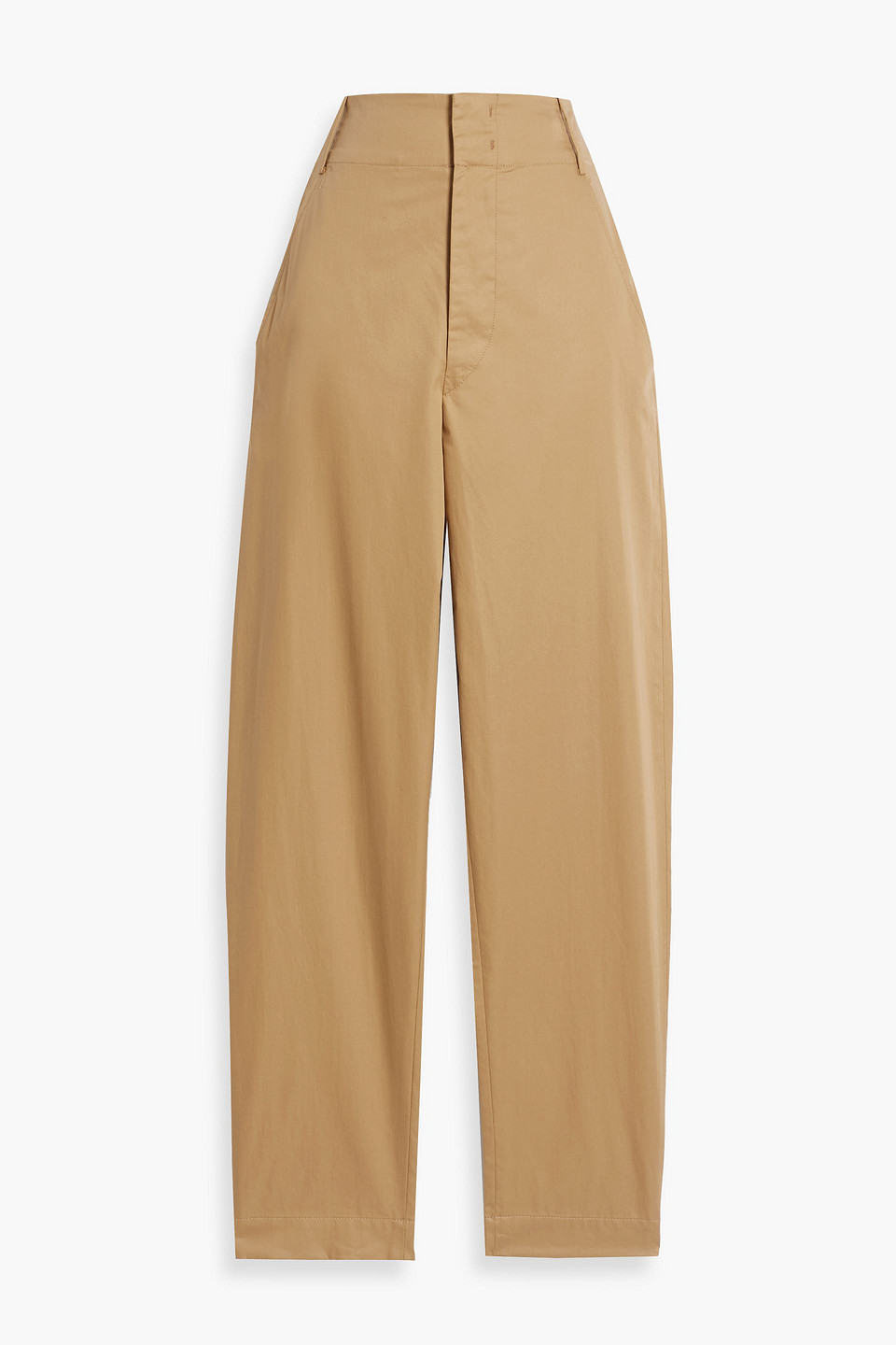 Isabel Marant Nestoe Cotton Tapered Pants In Brown