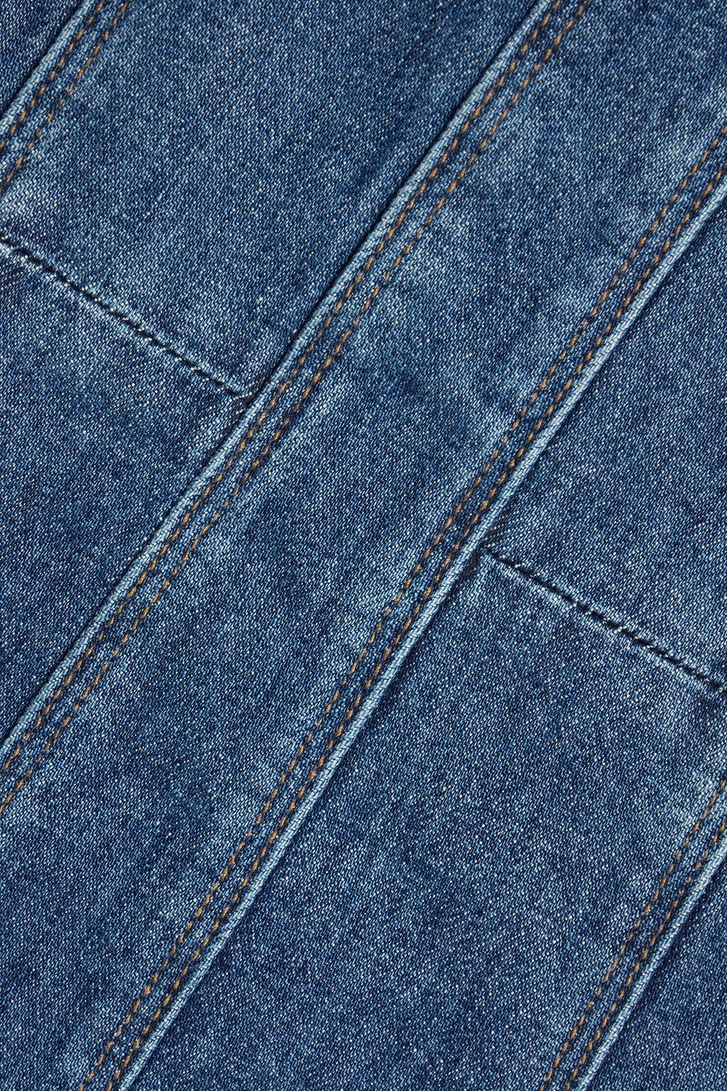 SIMKHAI Suzette denim mini dress