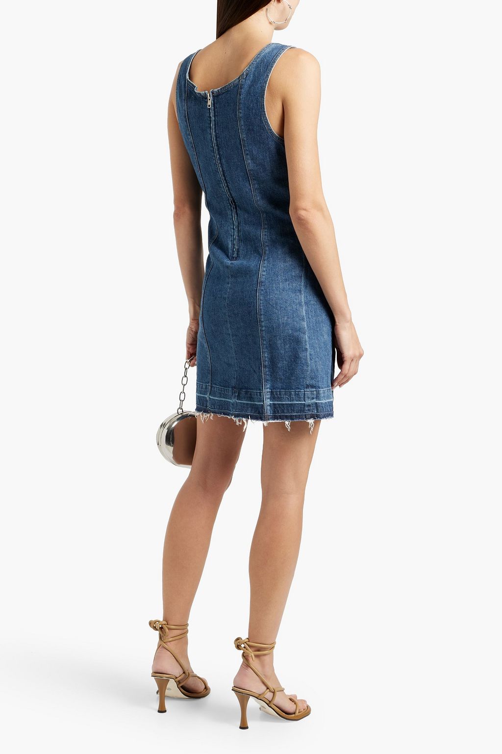 SIMKHAI Suzette denim mini dress