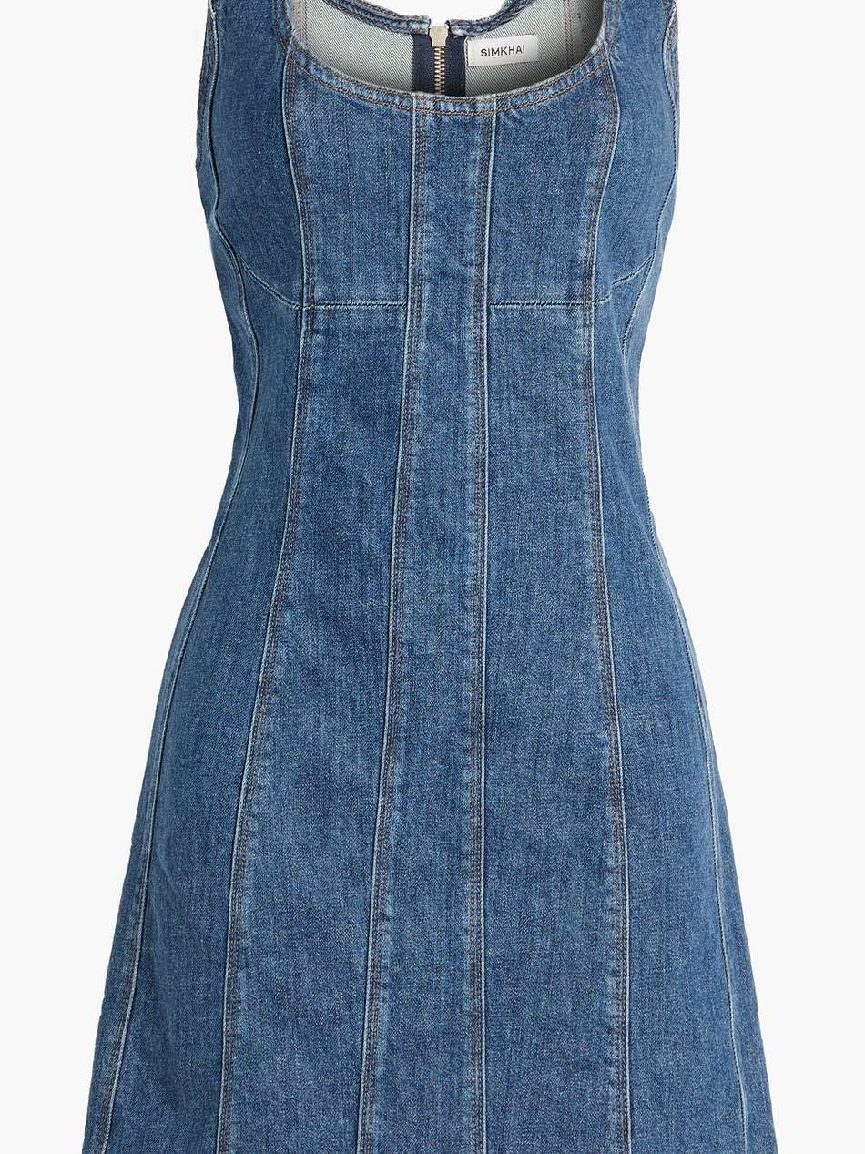 suzette denim mini dress