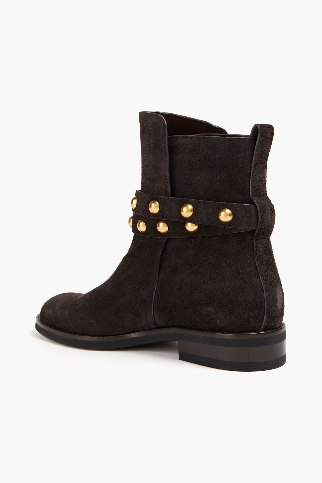 SEE BY CHLOÉ Studded suede ankle boots