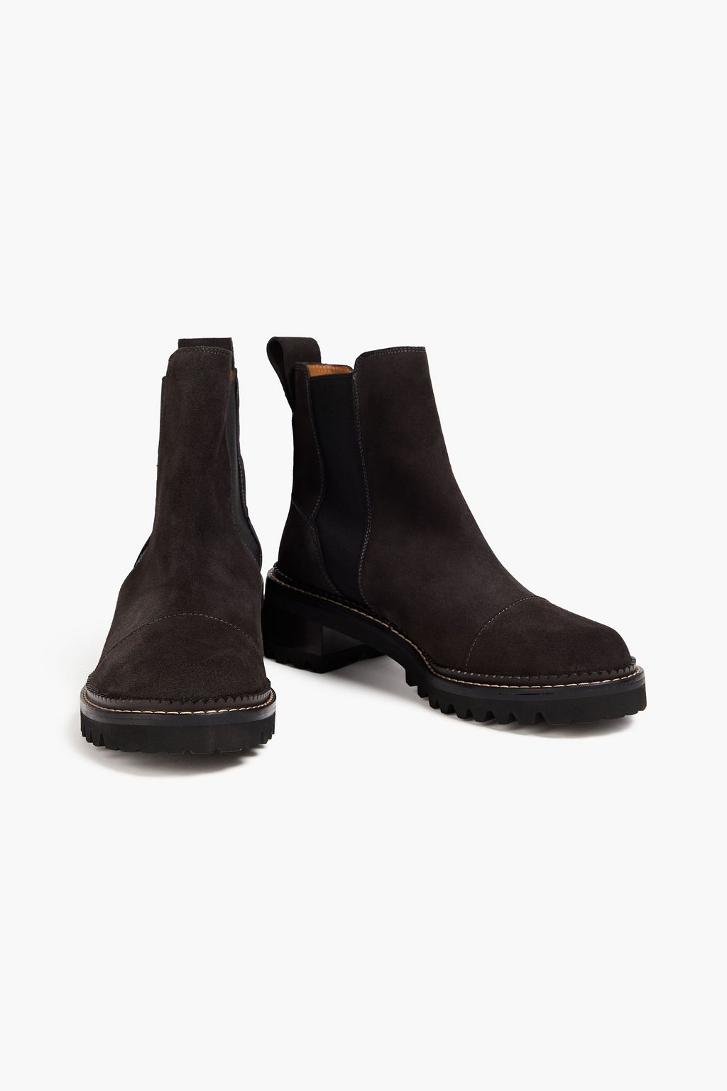 SEE BY CHLOÉ Mallory suede Chelsea boots