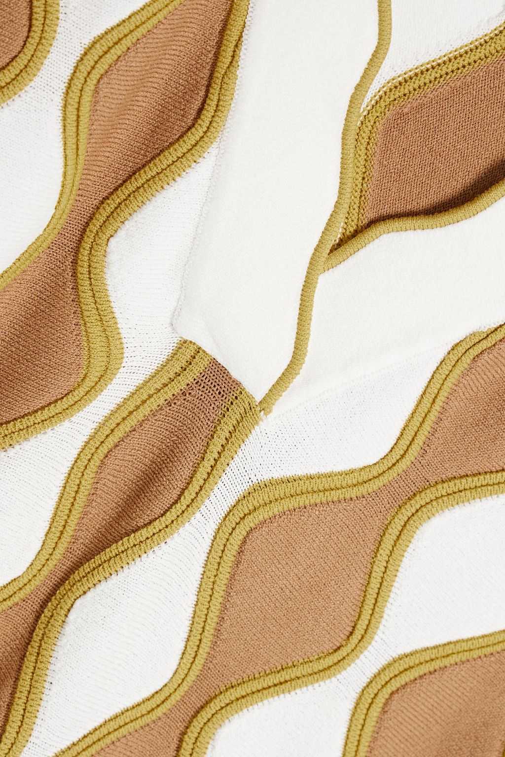 DIANE VON FURSTENBERG كنزة رياضية "سانا" محبوكة بحبكة إنتارسيا