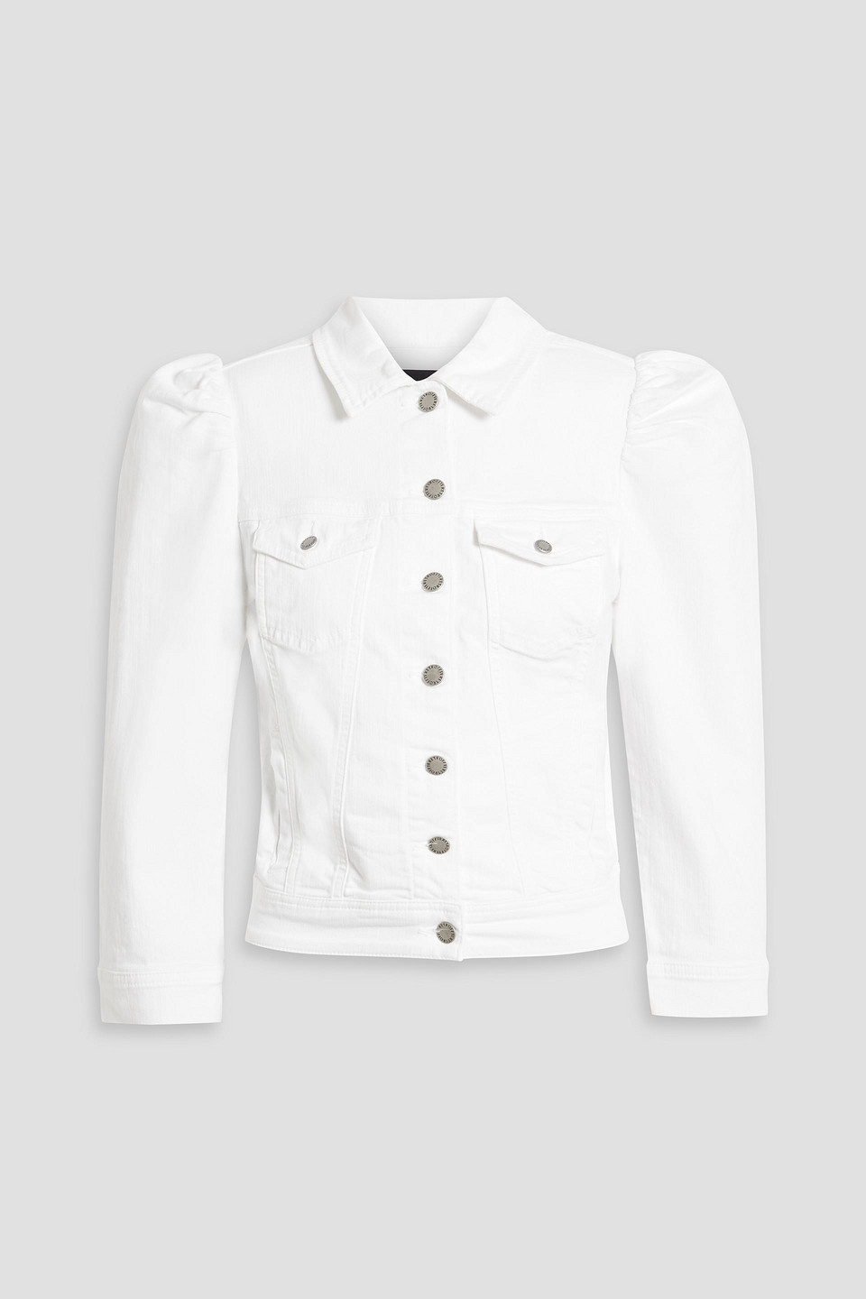 Retroféte Ada Denim Jacket In White