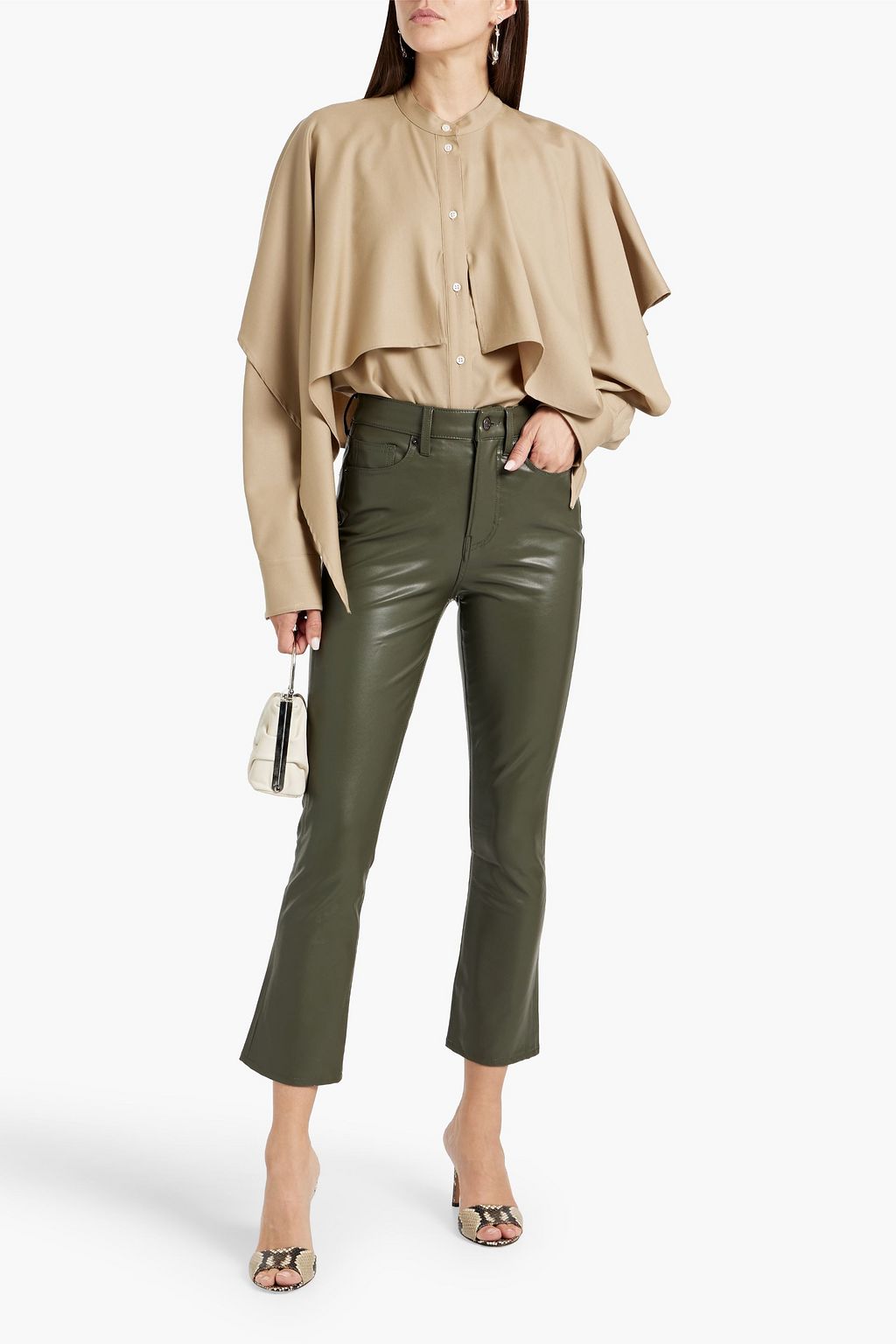 VERONICA BEARD Debbie cropped kick-flare pants