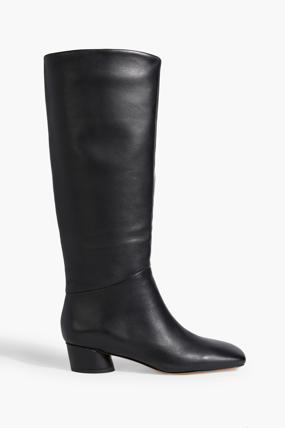 Vince Ramona Leather Knee Boots In Black