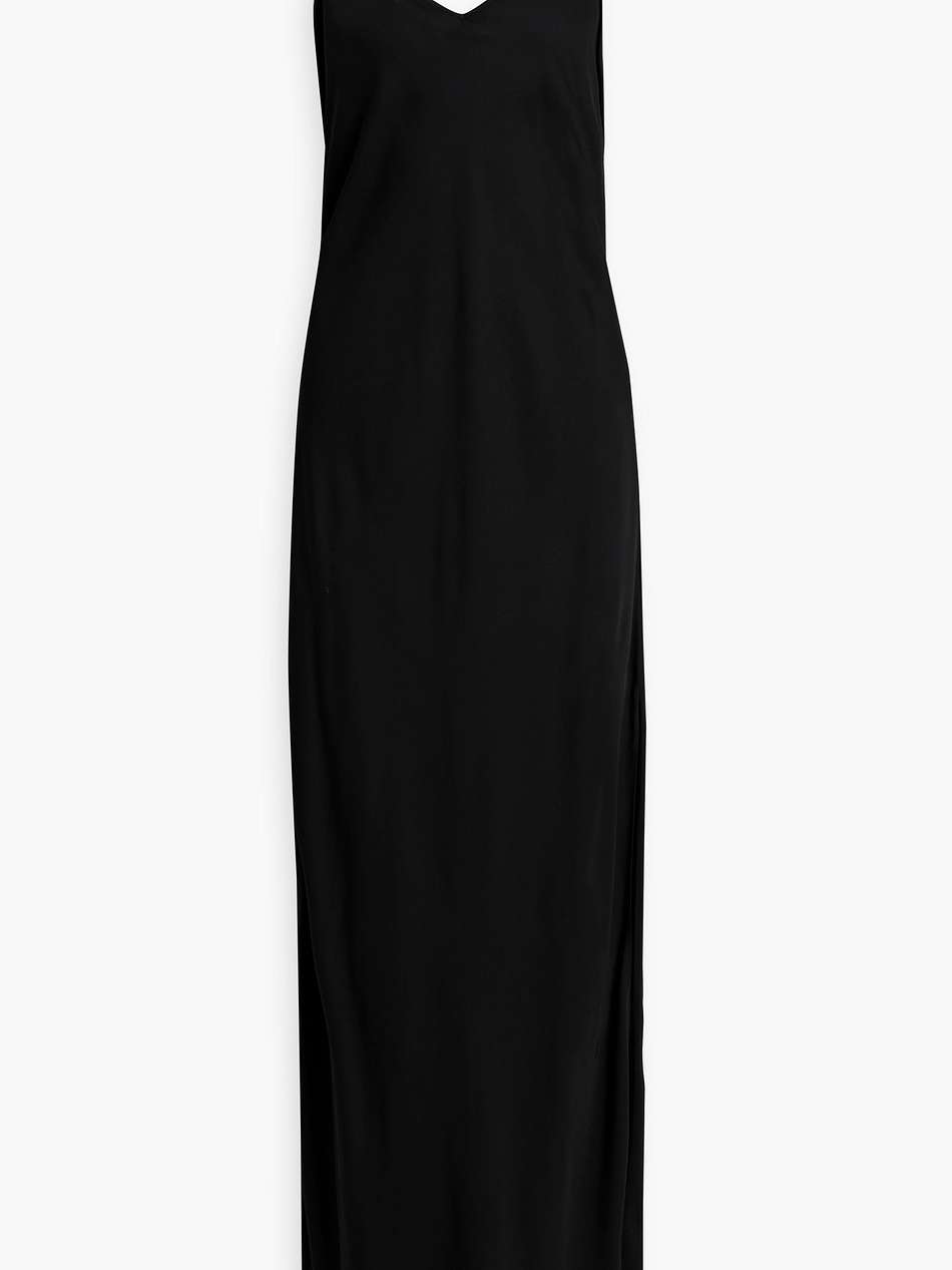 balbino satin maxi slip dress