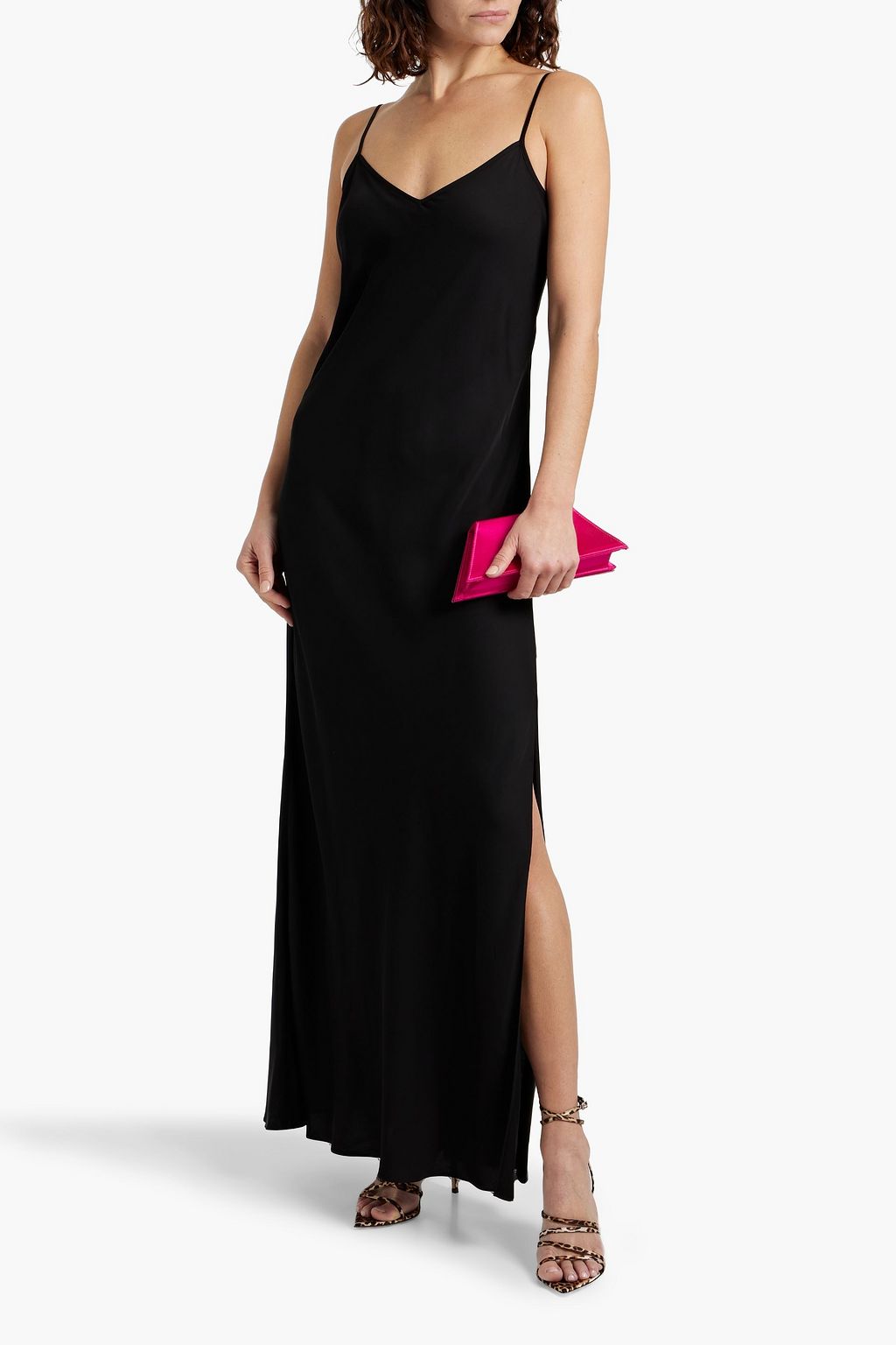 DIANE VON FURSTENBERG Balbino satin maxi slip dress