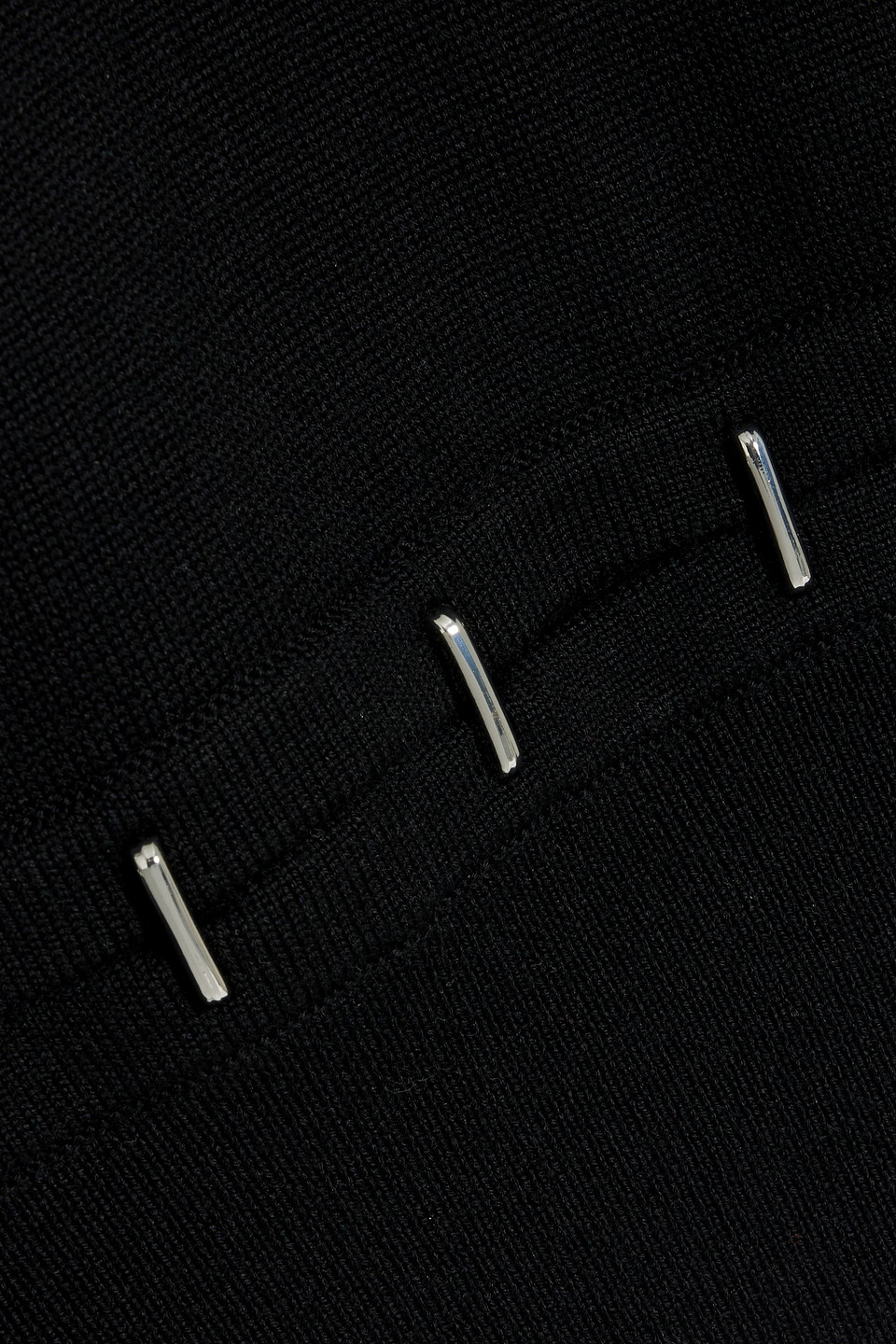 RABANNE EMBELLISHED WOOL AND SILK-BLEND TURTLENECK SWEATER