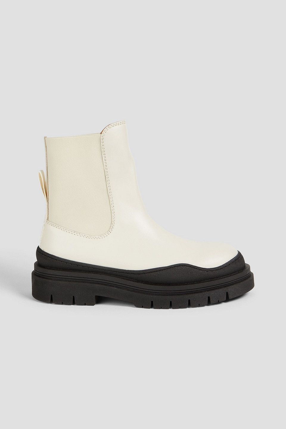 See by Chloé - Alli leather Chelsea boots - White - EU 40