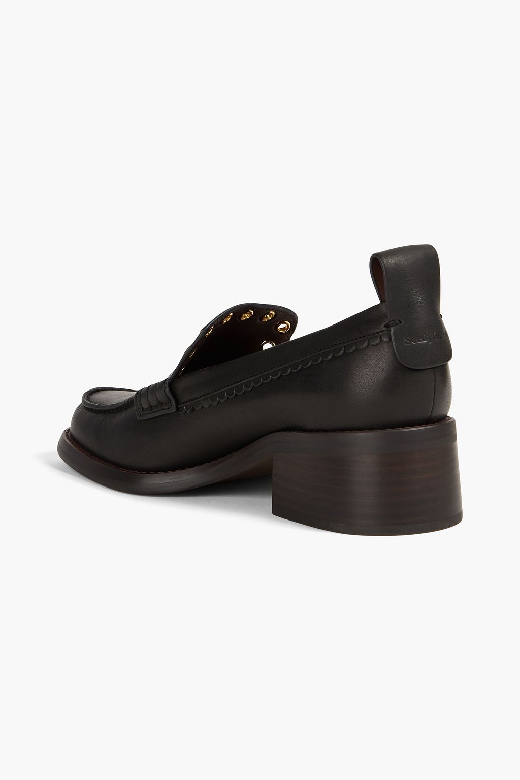 SEE BY CHLOÉ Loafers aus Leder mit Verzierung