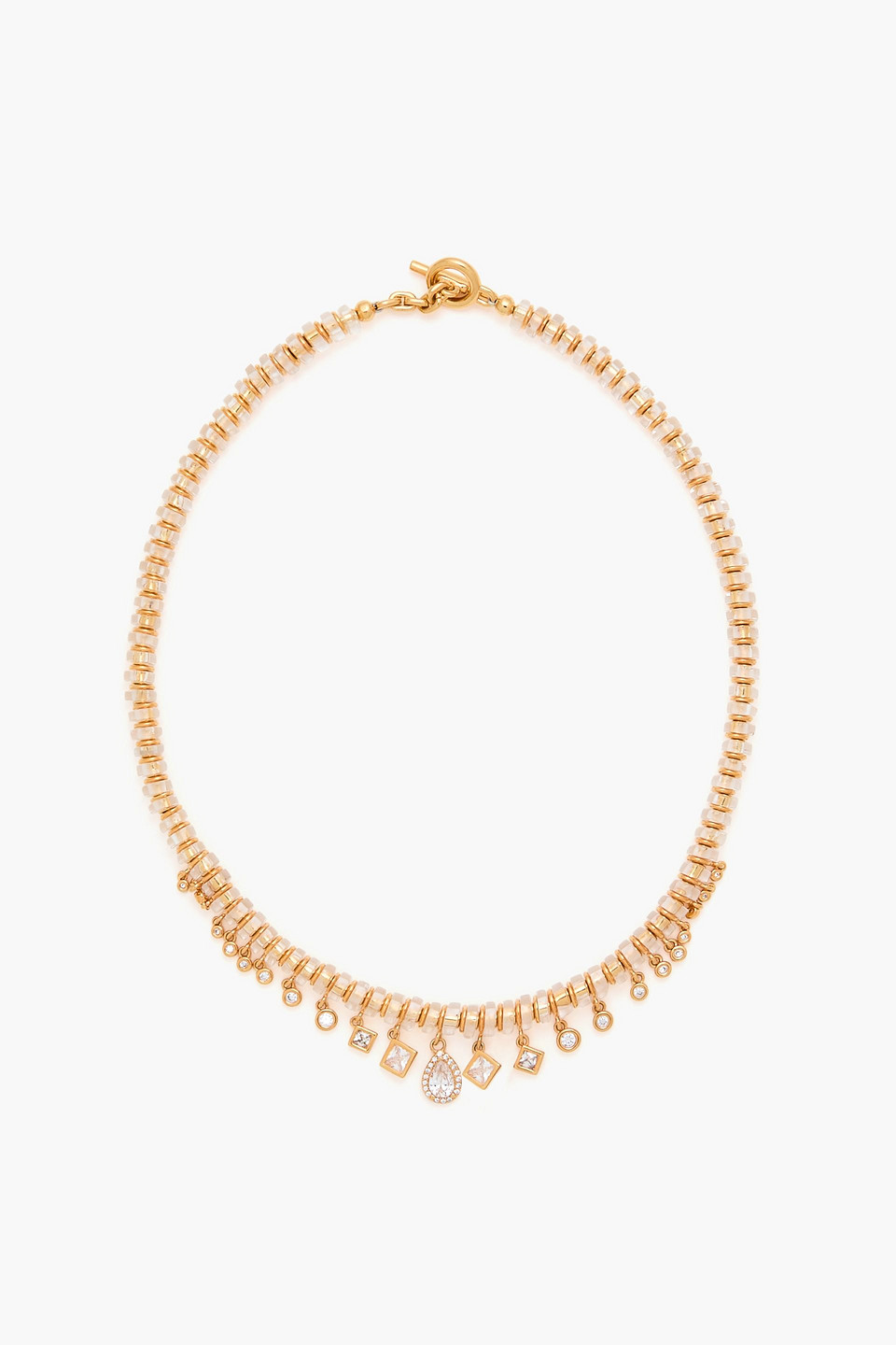 Zimmermann Goldfarbene Kette Mit Kristallen