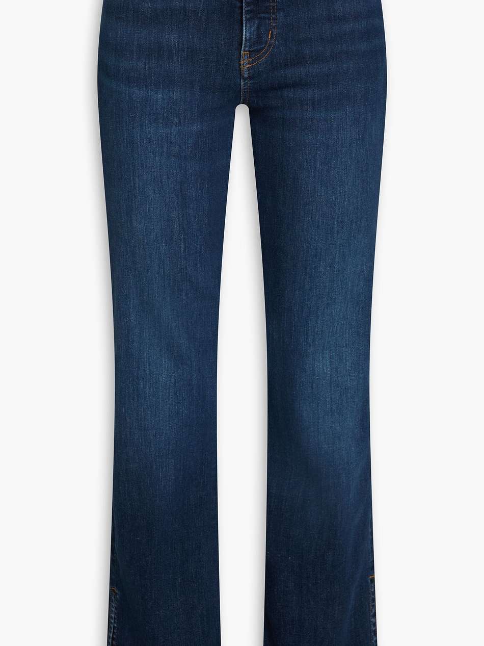 le mini mid-rise bootcut jeans