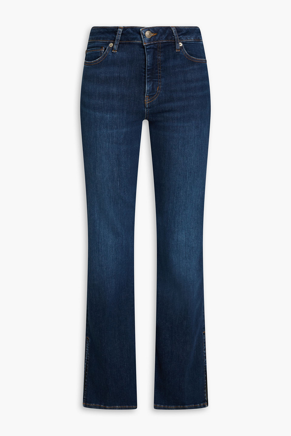 FRAME LE MINI MID-RISE BOOTCUT JEANS