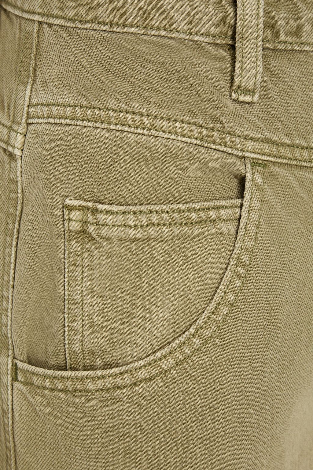 FRAME جينز بأرجل واسعة وبخصر مرتفع