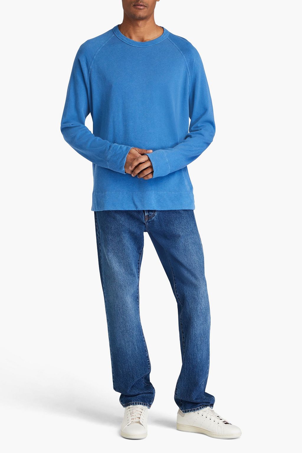 JAMES PERSE French cotton-terry sweatshirt