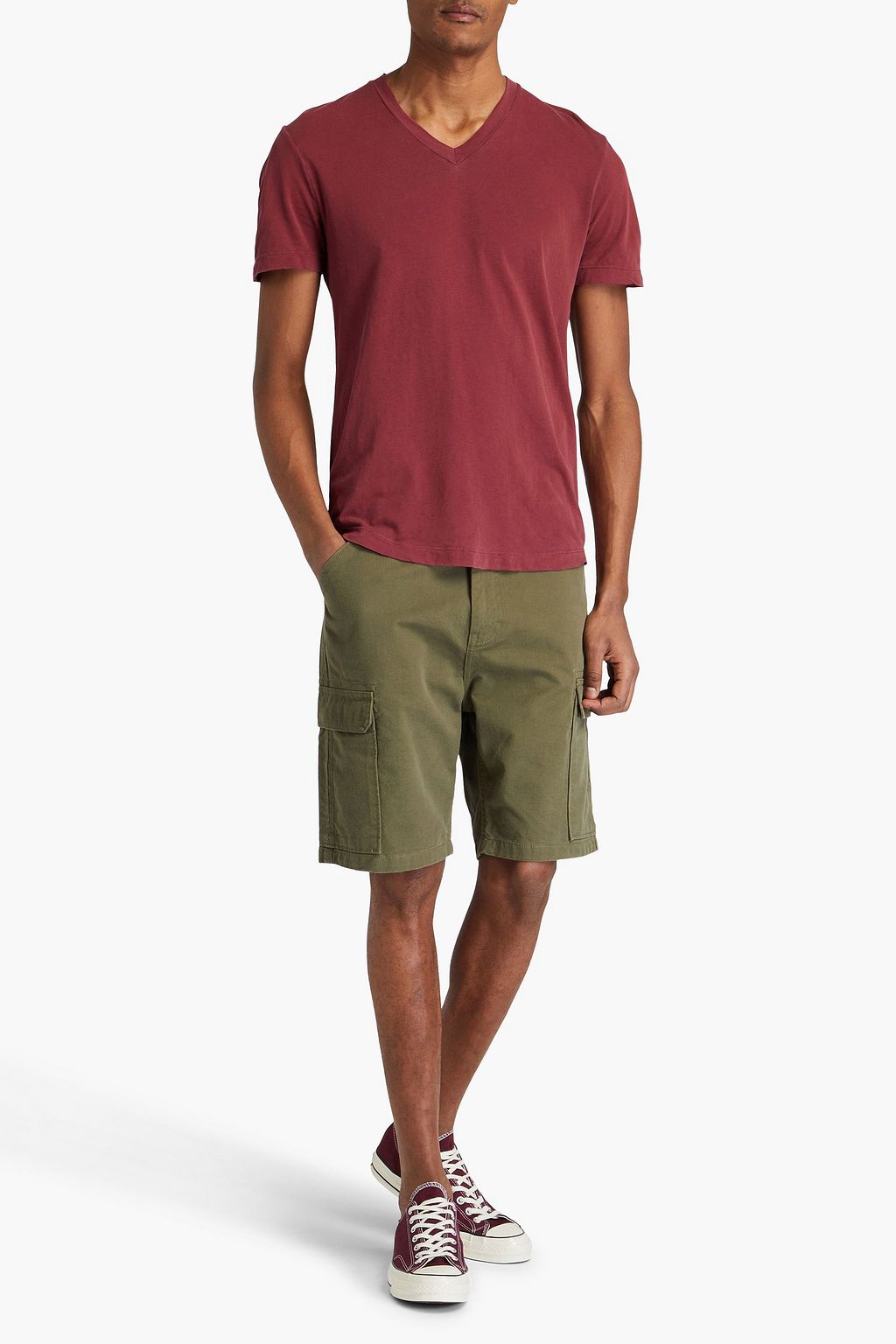 JAMES PERSE Cotton-jersey T-shirt