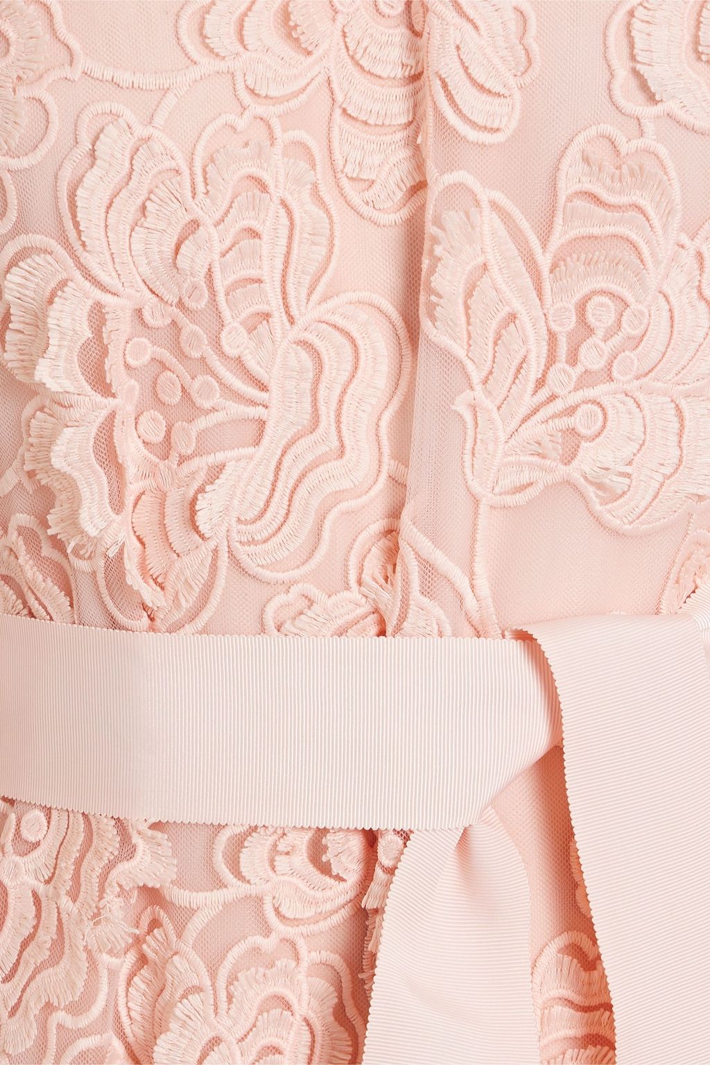 HUISHAN ZHANG Lorelei embroidered silk-tulle gown
