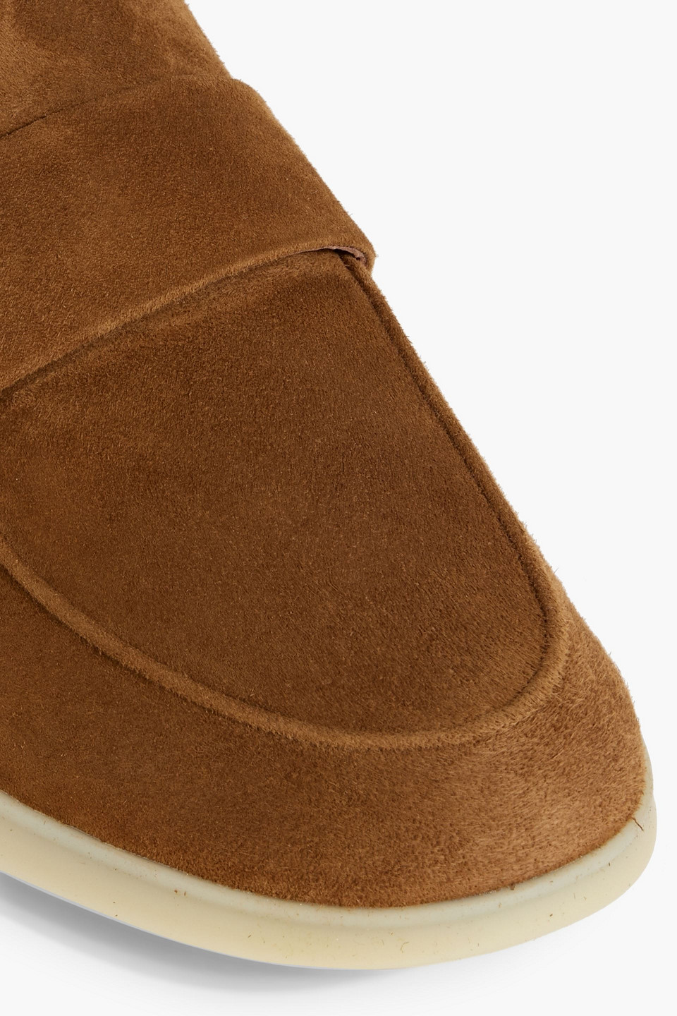 Vince Suede Casual Sporty Loafers In Light Brown
