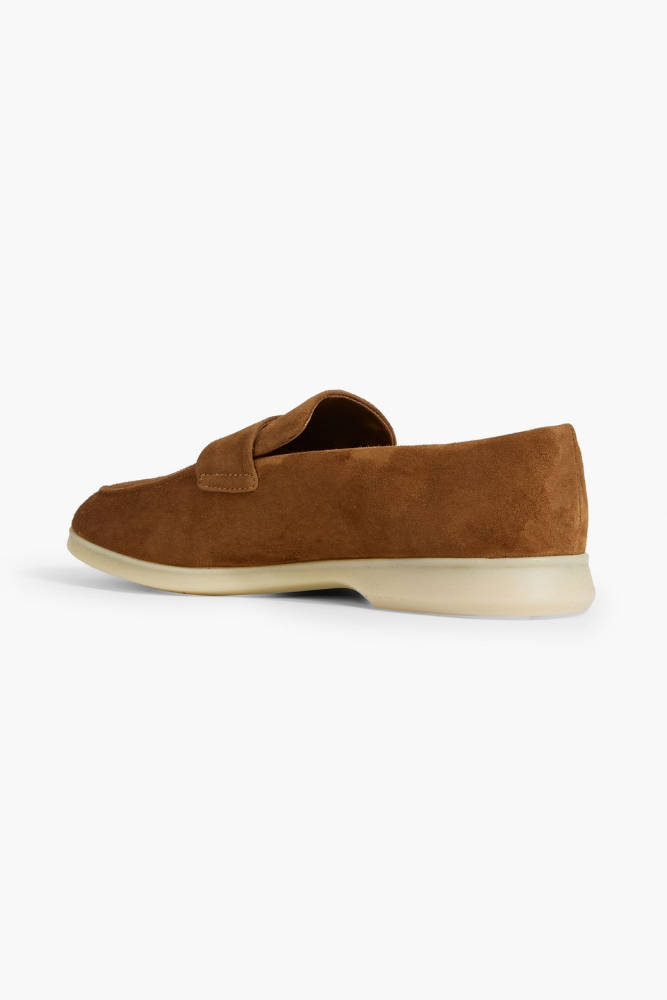 Vince Suede Casual Sporty Loafers In Light Brown