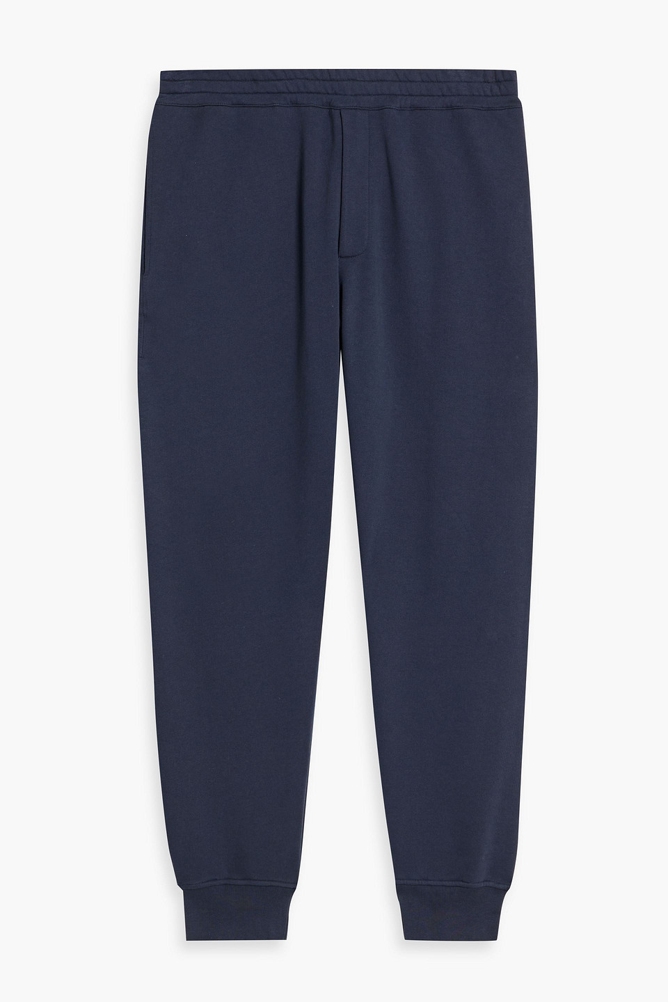 Printed French cotton-terry sweatpants