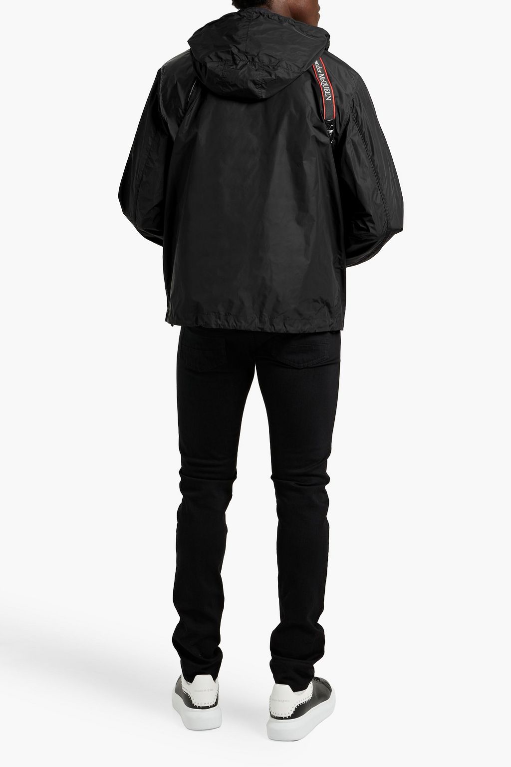 MCQUEEN Shell hooded jacket