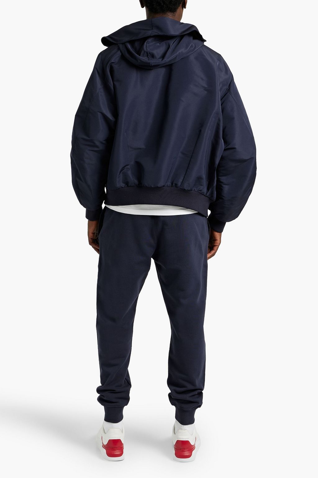 MCQUEEN Shell hooded jacket