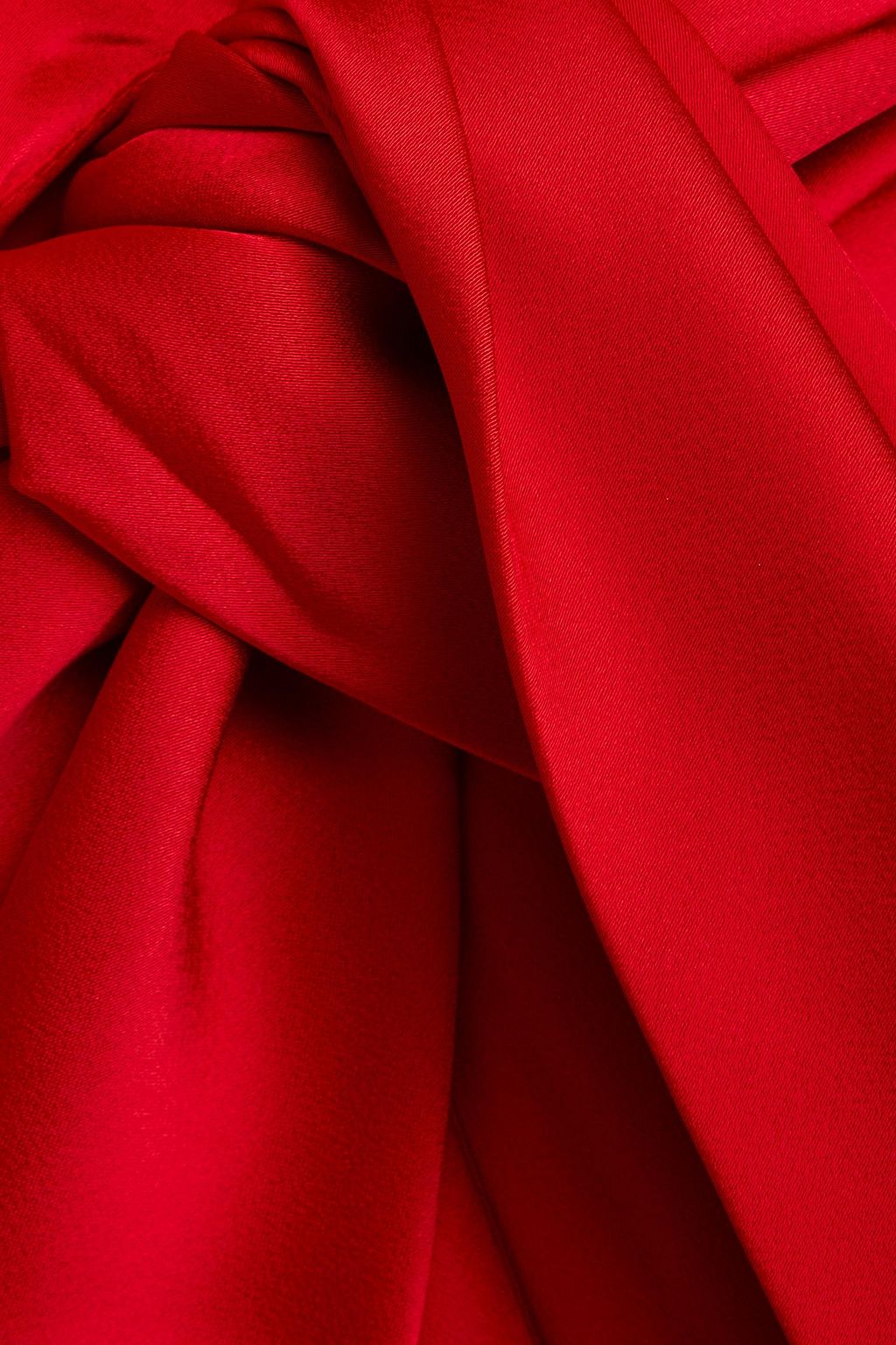 NICHOLAS Draped satin midi dress