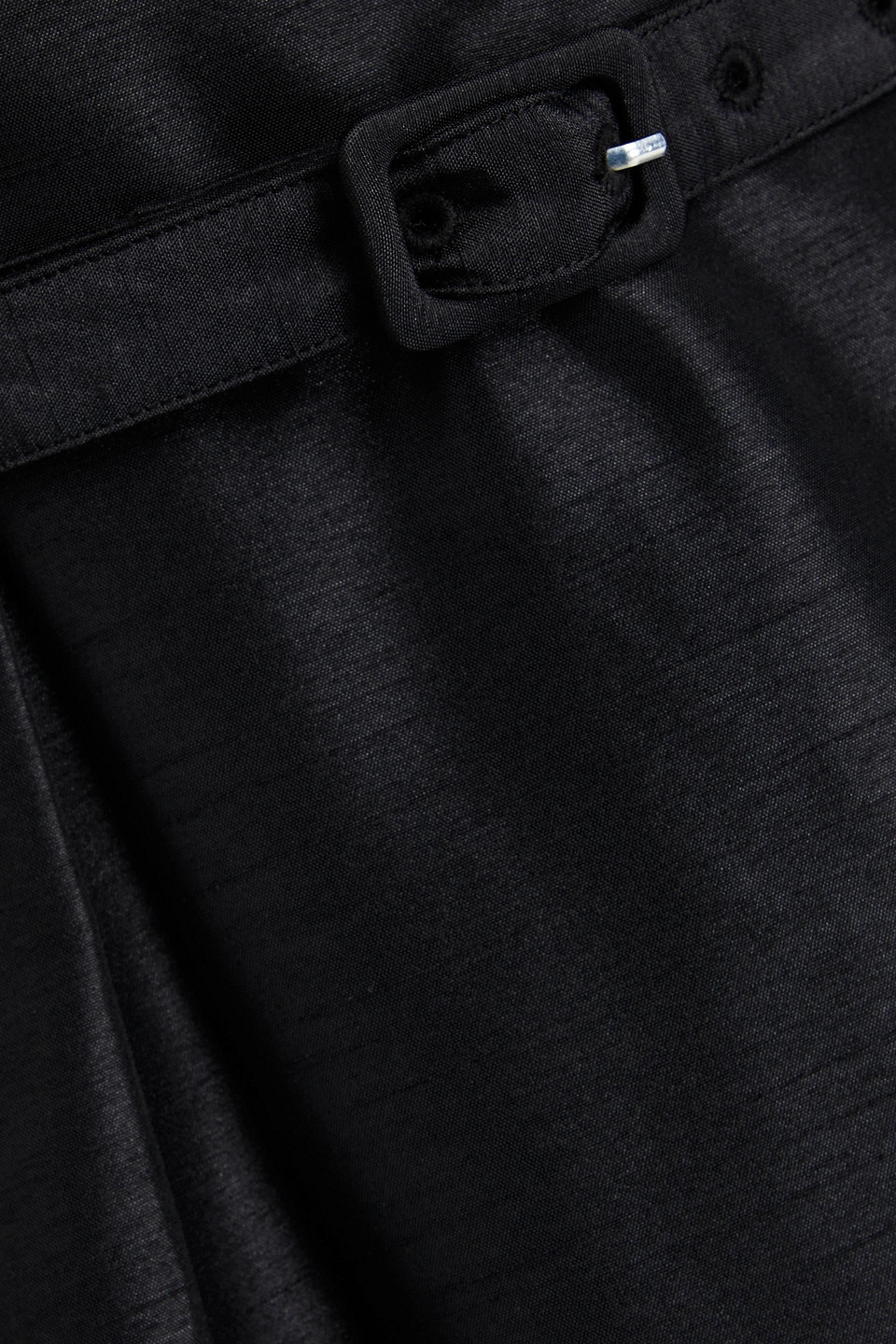 Nicholas Kaden Schulterfreies Midikleid Aus Taft In Schwarz