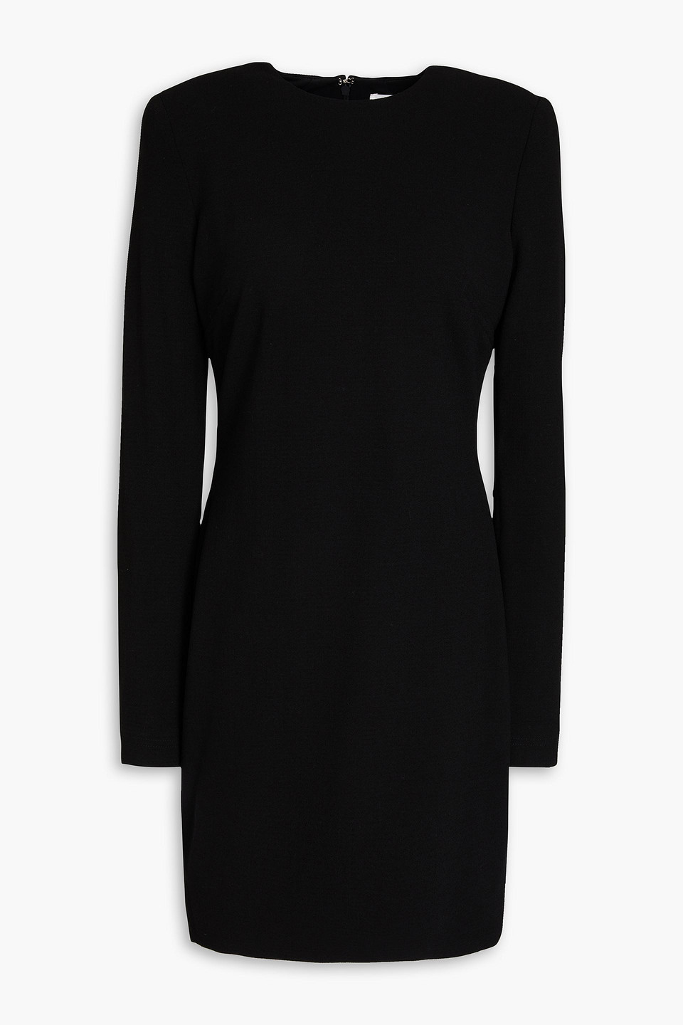 Victoria Beckham Below-knee Length Wool Blend Dress In Schwarz
