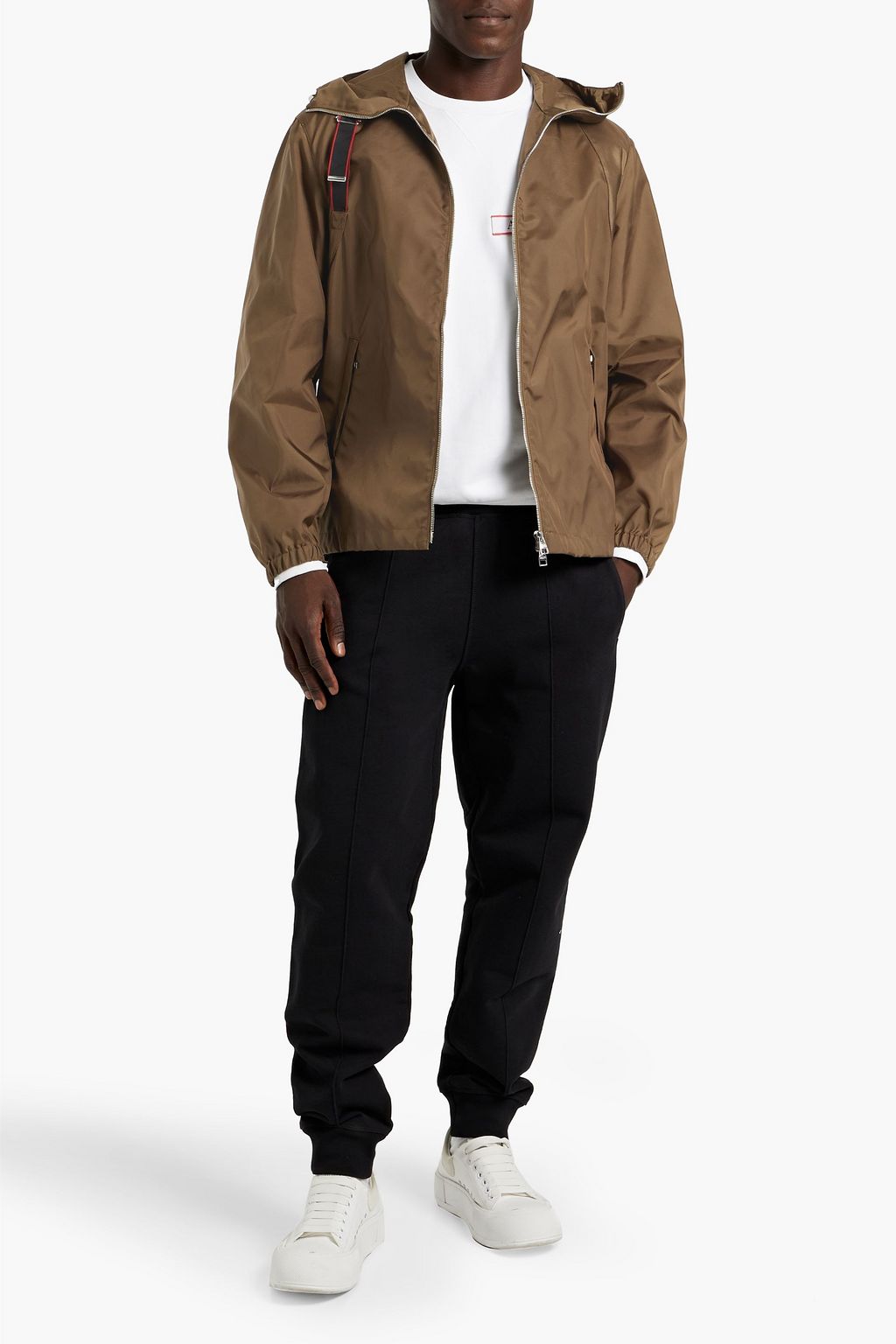 MCQUEEN Shell hooded jacket