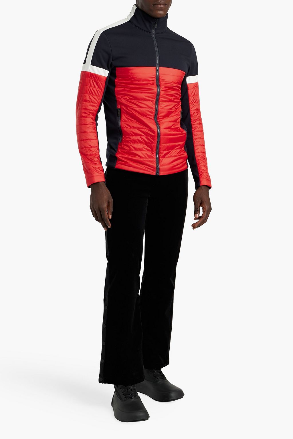 FUSALP Estaris quilted shell and jersey jacket