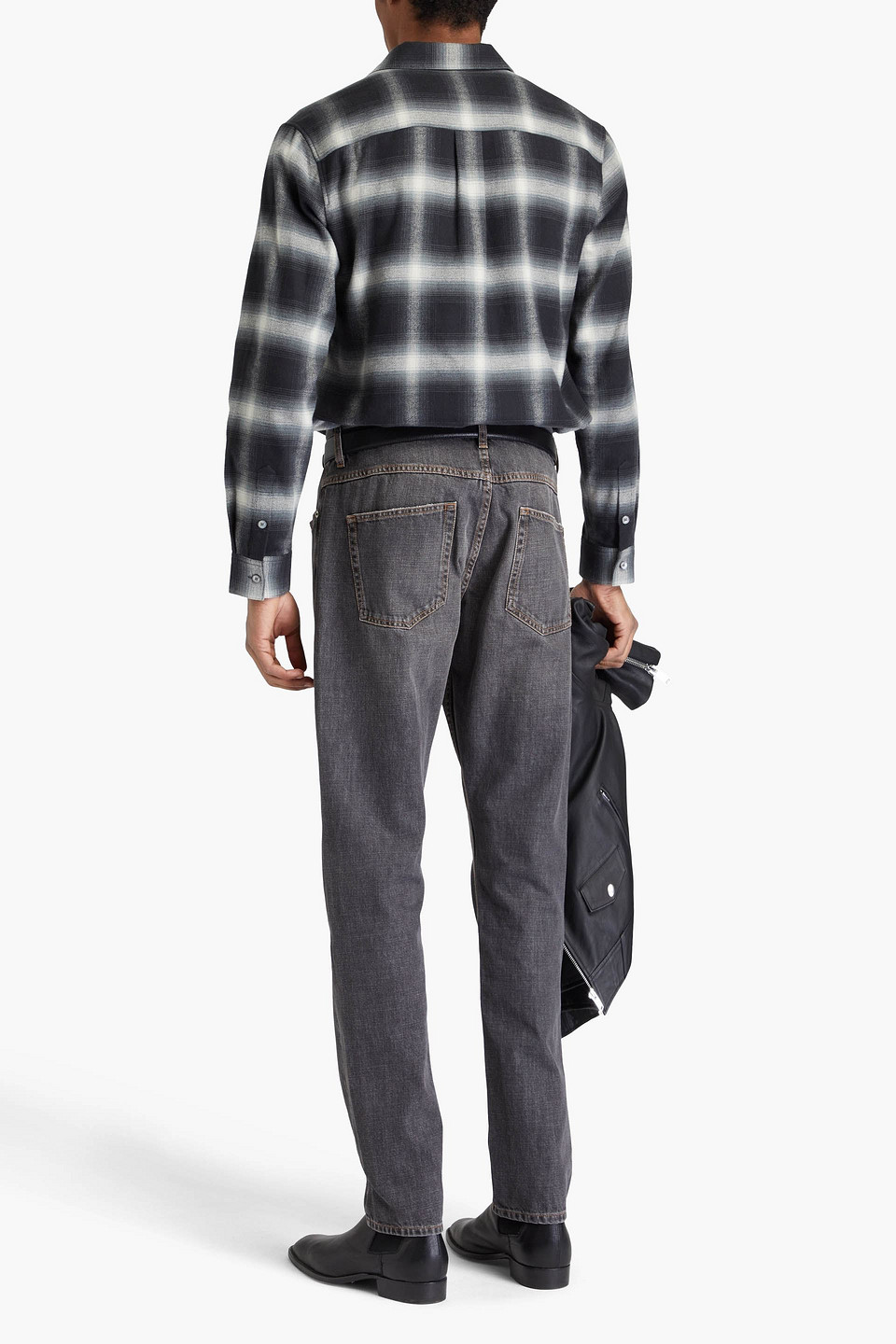  Isabel Marant - Jack Whiskered Denim Jeans - Gray - 31 