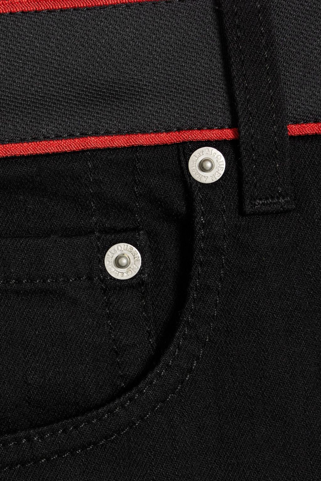MCQUEEN Skinny-fit denim jeans