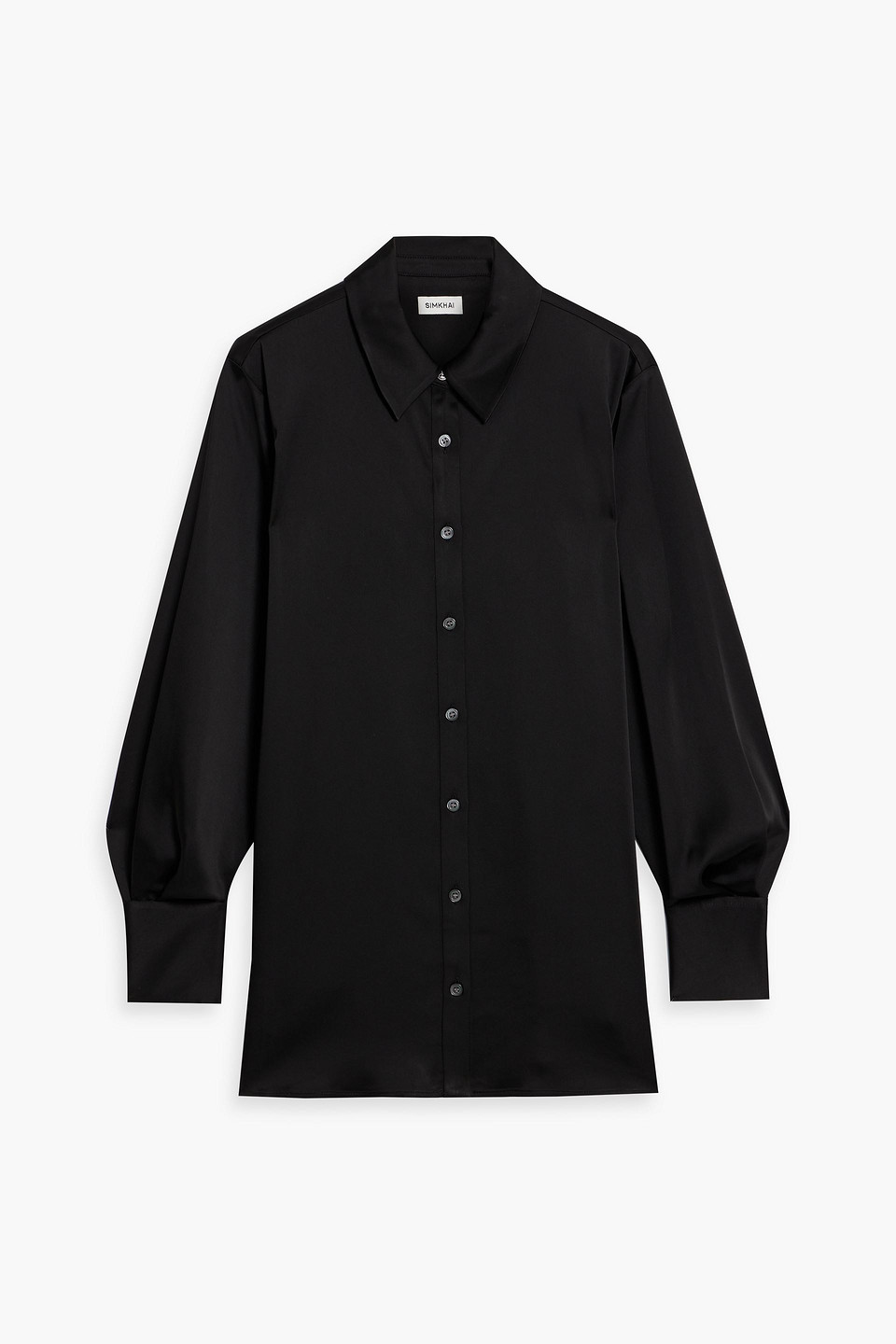 Oslen satin-crepe shirt