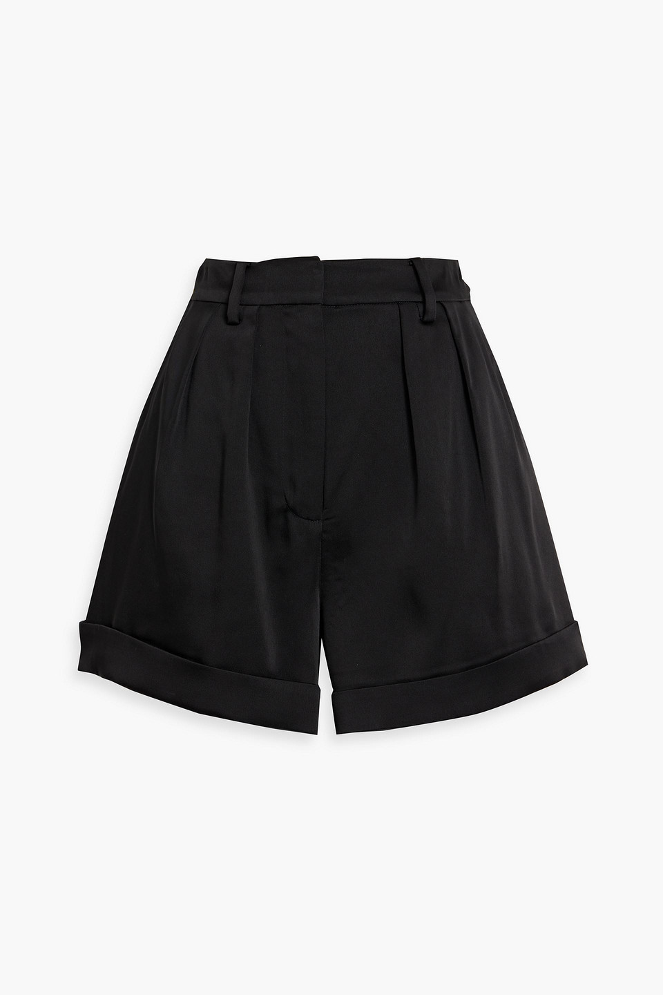 Devan satin-crepe shorts