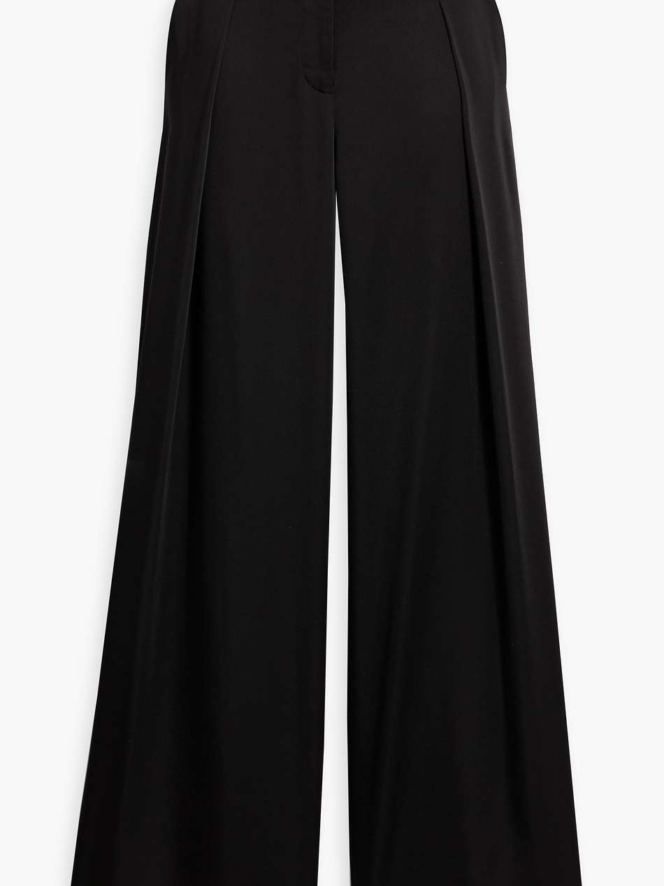 kyra satin wide-leg pants
