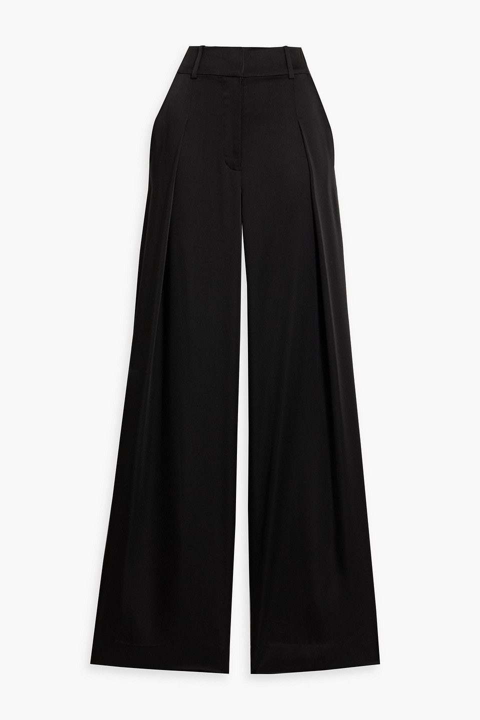 Kyra satin wide-leg pants